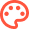 orange painting mini icon