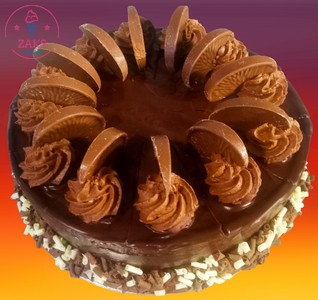 A chocolate orange gateau from ZAKS Pud Pod