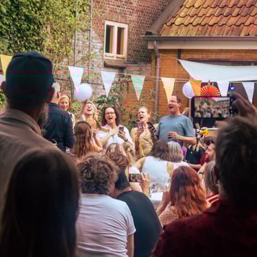 Tuinfeest catering peppie & koffie foodtruck groningen