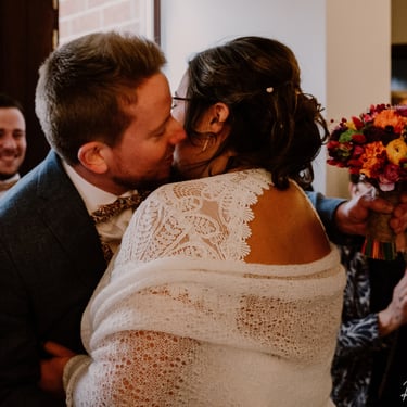 First look et découverte de la mariée