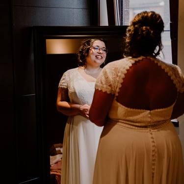 Préparatifs de la mariée