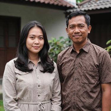 man standing near balcony