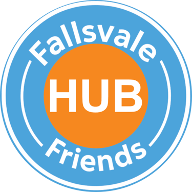 Fallsvale Friends HUB circular badge