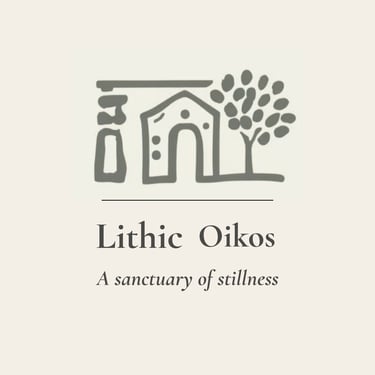 Lithic Oikos villa logo – hospitality brand digital presence and villa management case.