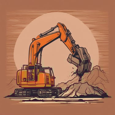 a construction worker is working on a construction site