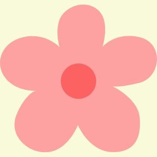 icone fleur rose 
