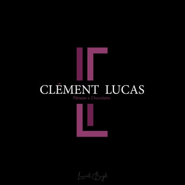 créer logo néon violet blanc