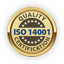 Logo da certificação ISO 14001