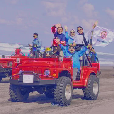 Jeep Parangtritis tour favorit wisatawan di Gumuk Pasir Yogyakarta