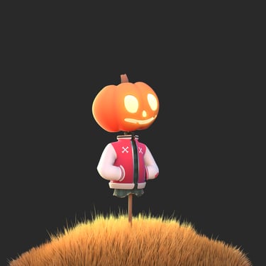 Pumpkin stylised - Character Design 3d