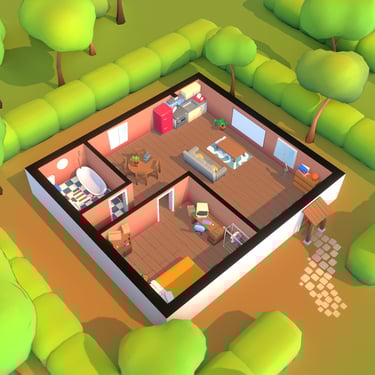 Rendu 3D stylised cartoon