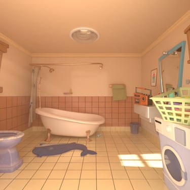 Rendu 3D for Short Movie " Refrain"