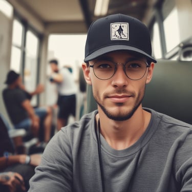 woman wearing black crew-neck shirt