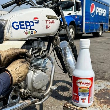 aplicación de integral7 en motocicleta de pepsi