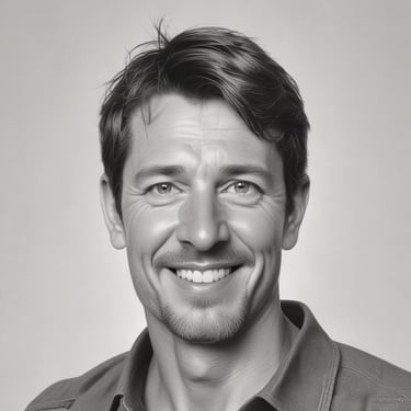 man standing near balcony