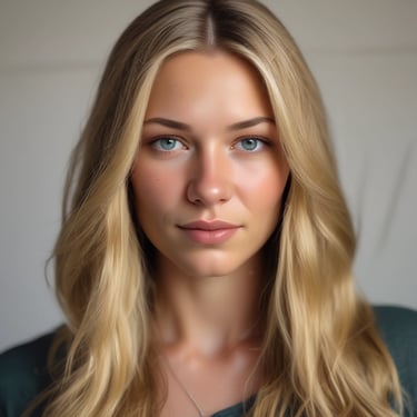 woman wearing black crew-neck shirt