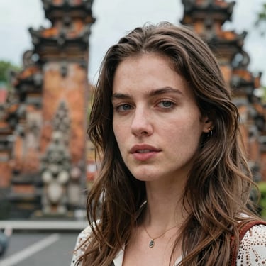 A smiling customer sharing their positive experience in a cozy setting.