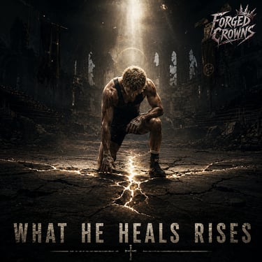 what he heals rises album cover