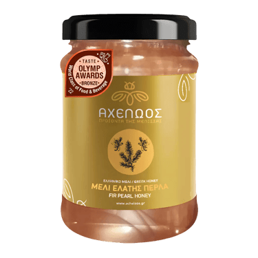 Glas Acheloos Tannenperle FIR Vanilla Honig