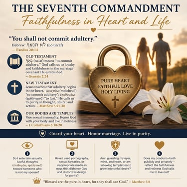 The Seventh Commandment: Guarding the Heart in Purity and Faithfulness