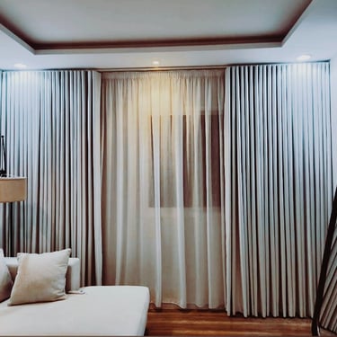 Custom curtain installation in Riyadh home