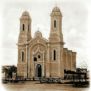 Historická fotografia hlavného chrámu Gréckokatolíckej farnosti Košice-Sever