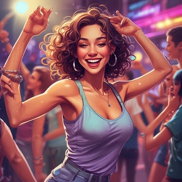 A person with long light-colored hair wearing a black cap and sunglasses holds a wad of cash in each hand. The t-shirt has a graphic design with the word 'explosive' on it. The background is blurred with dim lighting, giving the scene a moody atmosphere.