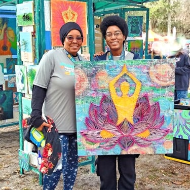 yoga art Oakland Florida