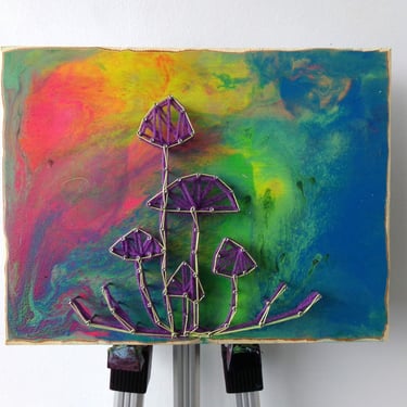 mushroom string art