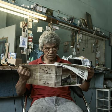 David, The Barber. Jardim da Glória; São Paulo/SP, Brazil - 2014.