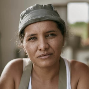 Nair Silva, member of Association of remaining Quilombolas. Caiçara de Baixo community; Cruz/CE, Brazil - 2016.