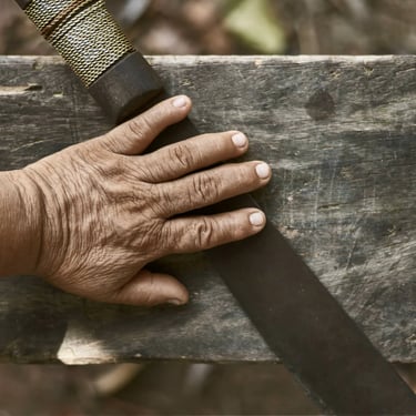 Diamantina's machete, member of Sumimi Restaurant. Três Unidos Village; Manaus/AM, Brazil - 2016.