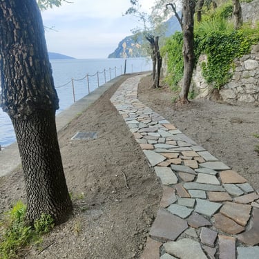piso de laja de pórfido