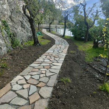 piso de laja de pórfido