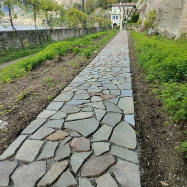 piso de laja de pórfido