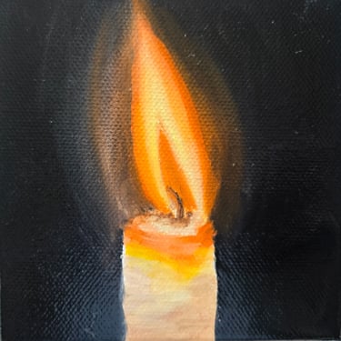 Flicker and Glow (painting) Kylee Nicole Smith