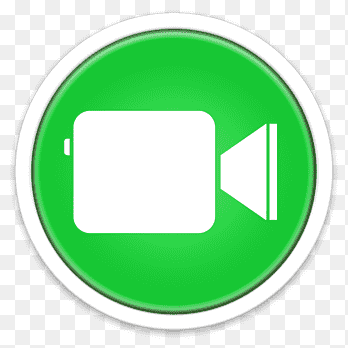 a green button with a video camera and a video camera