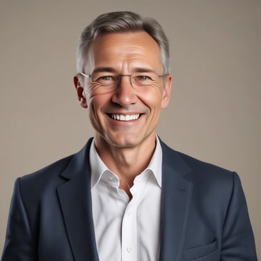 A satisfied customer smiling while holding a service receipt.