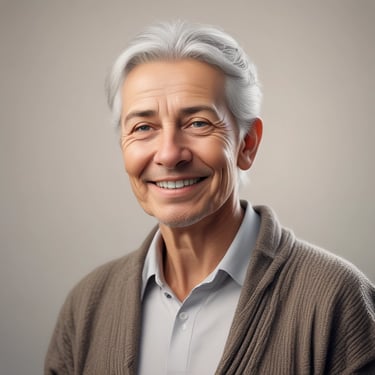 A satisfied customer smiling while holding a service receipt.