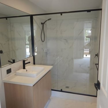 Detailed photo from practical completion inspection Perth showing minor paint and plaster defects marked for rectification.