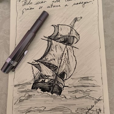 Navegación, grafito 