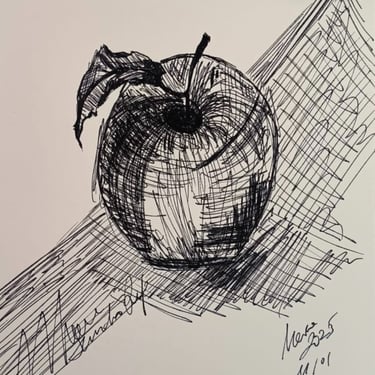 Manzana gravedad, tinta 