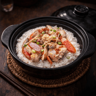 Authentic Ginger Claypot Chicken Rice