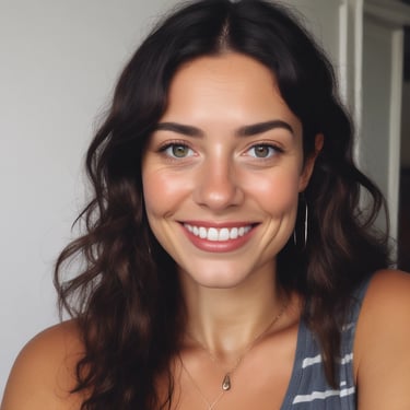A happy customer sitting in a car with the universal seat covers installed, smiling.