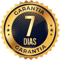 Selo de garantia de satisfação - 7 dias de garantia