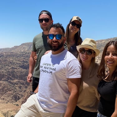 reserva natural de Dana en Jordania durante un viaje organizado en Jordania con Exclusive Jordan