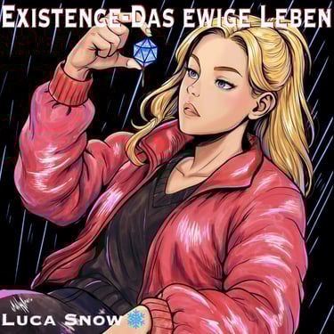 Luca Snow Hörspiel "Existence" Cover - Design by xaphisa