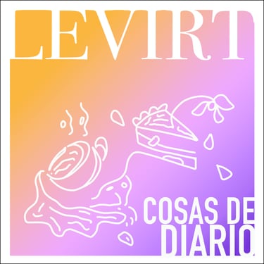 portada de canción de levirt cosas de diario art