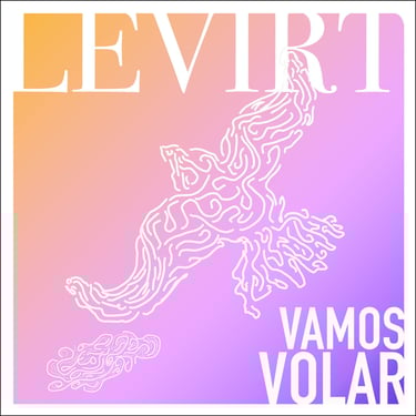 portada de canción de levirt vamos volar art