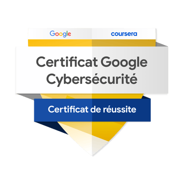 Certificat Google cybersecurity professional